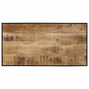 Tavolo da Bar 110x55x107 cm in Legno Grezzo Massello di Mango 358938