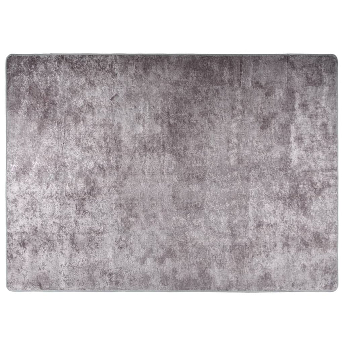 Tappeto Lavabile Grigio 150x230 cm Antiscivolocod mxl 107879