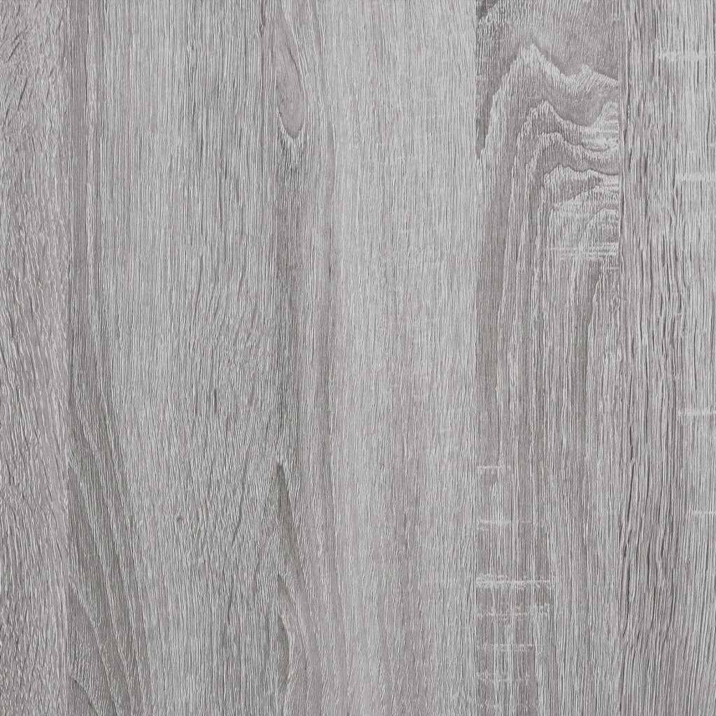 Panca Portaoggetti Grigio Sonoma 42x42x45 cm Legno Multistrato 835038