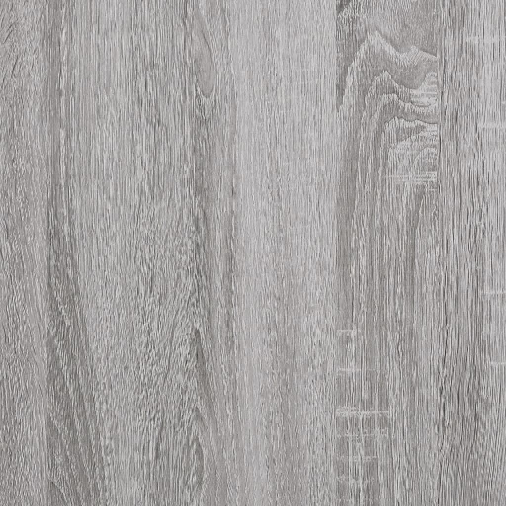 Panca Portaoggetti Grigio Sonoma 42x42x46 cm Legno Multistrato 835066