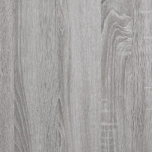 Panca Portaoggetti Grigio Sonoma 42x42x46 cm Legno Multistrato 835066