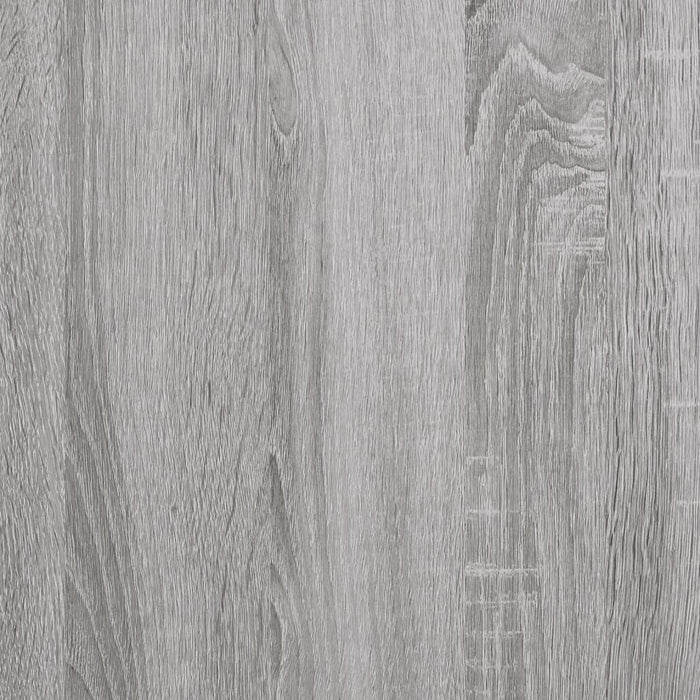 Panca Portaoggetti Grigio Sonoma 42x42x46 cm Legno Multistrato 835066