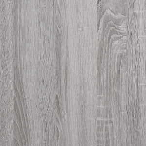 Panca Portaoggetti Grigio Sonoma 62x42x46 cm Legno Multistrato 835073