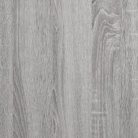 Panca Portaoggetti Grigio Sonoma 82x42x46 cm Legno Multistrato 835080