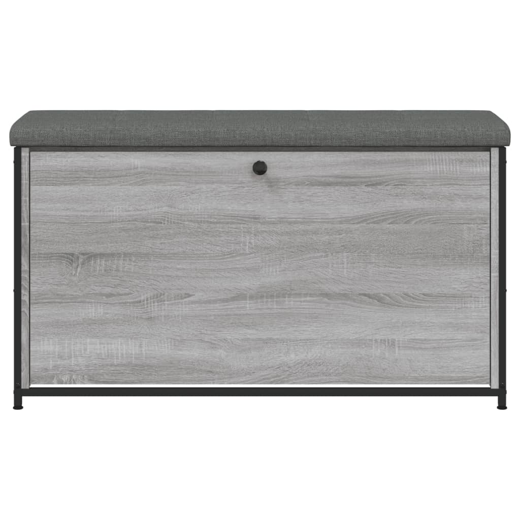 Panca Portascarpe Cassetto Ribaltabile Grigio Sonoma 102x32x56 835130