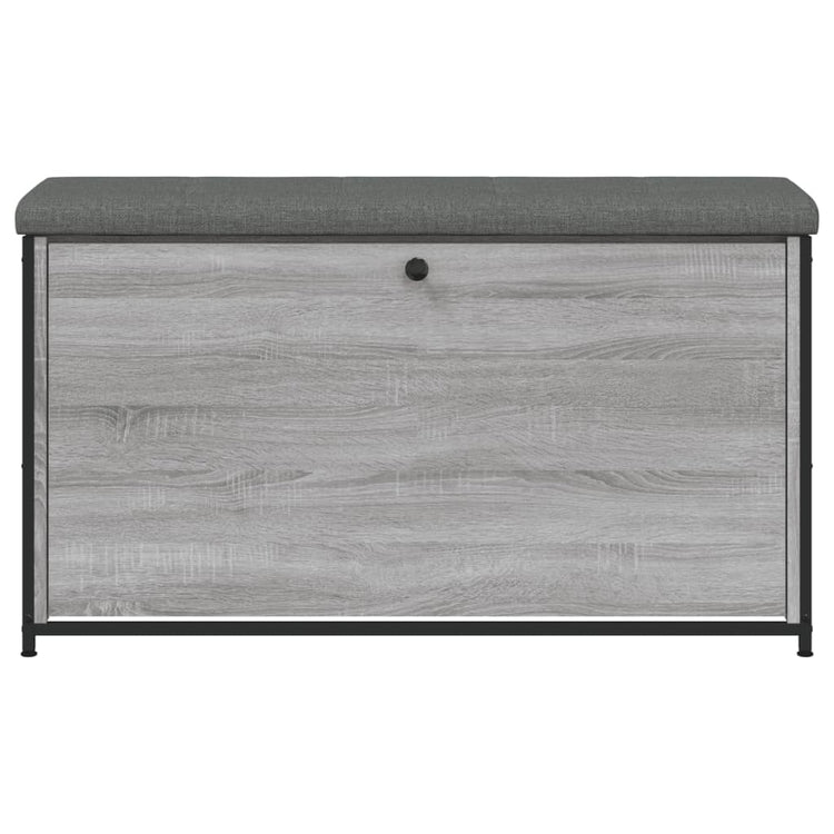 Panca Portascarpe Cassetto Ribaltabile Grigio Sonoma 102x32x56 835130