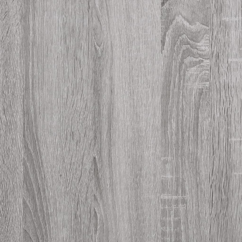 Panca Portaoggetti Grigio Sonoma 42x42x45 cm Legno Multistrato 835135