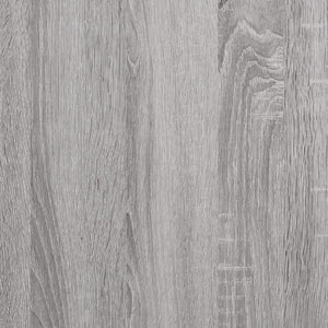 Panca Portaoggetti Grigio Sonoma 85,5x42x73,5 cm Multistrato 835237