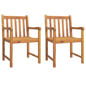 Set da Pranzo per Giardino 3 pz in Legno Massello di Acaciacod mxl 117838