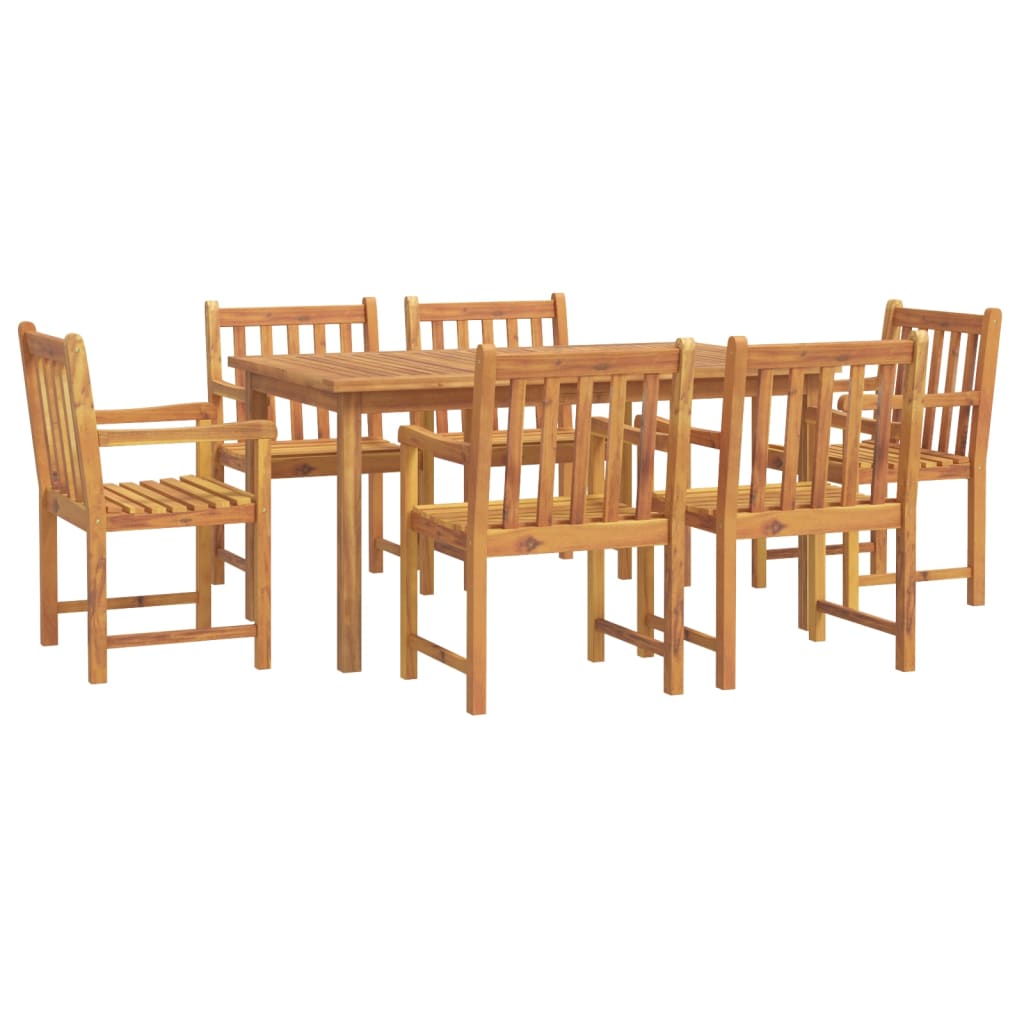 Set da Pranzo da Giardino 7 pz in Legno Massello di Acacia 3206278