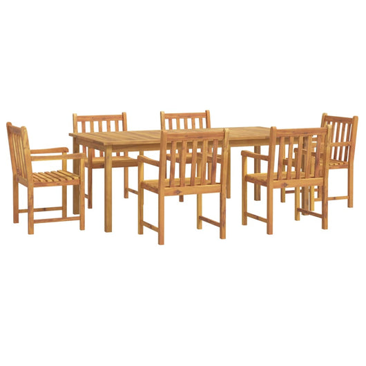 Set da Pranzo da Giardino 7 pz in Legno Massello di Acacia 3206279