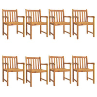 Set da Pranzo da Giardino 9 pz Legno Massello di Acacia 3206280