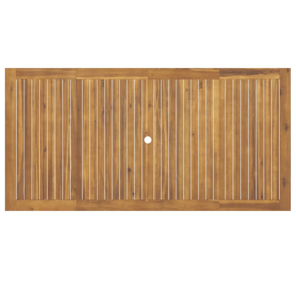 Set da Pranzo da Giardino 9 pz Legno Massello di Acacia 3206280