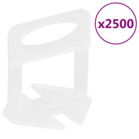 Sistema di Livellamento per Piastrelle 500 Cunei 2500 Clip 2 mm 155291