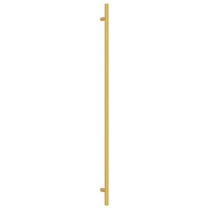 Maniglie per Mobili 5pz Oro 480mm in Acciaio Inox 155363