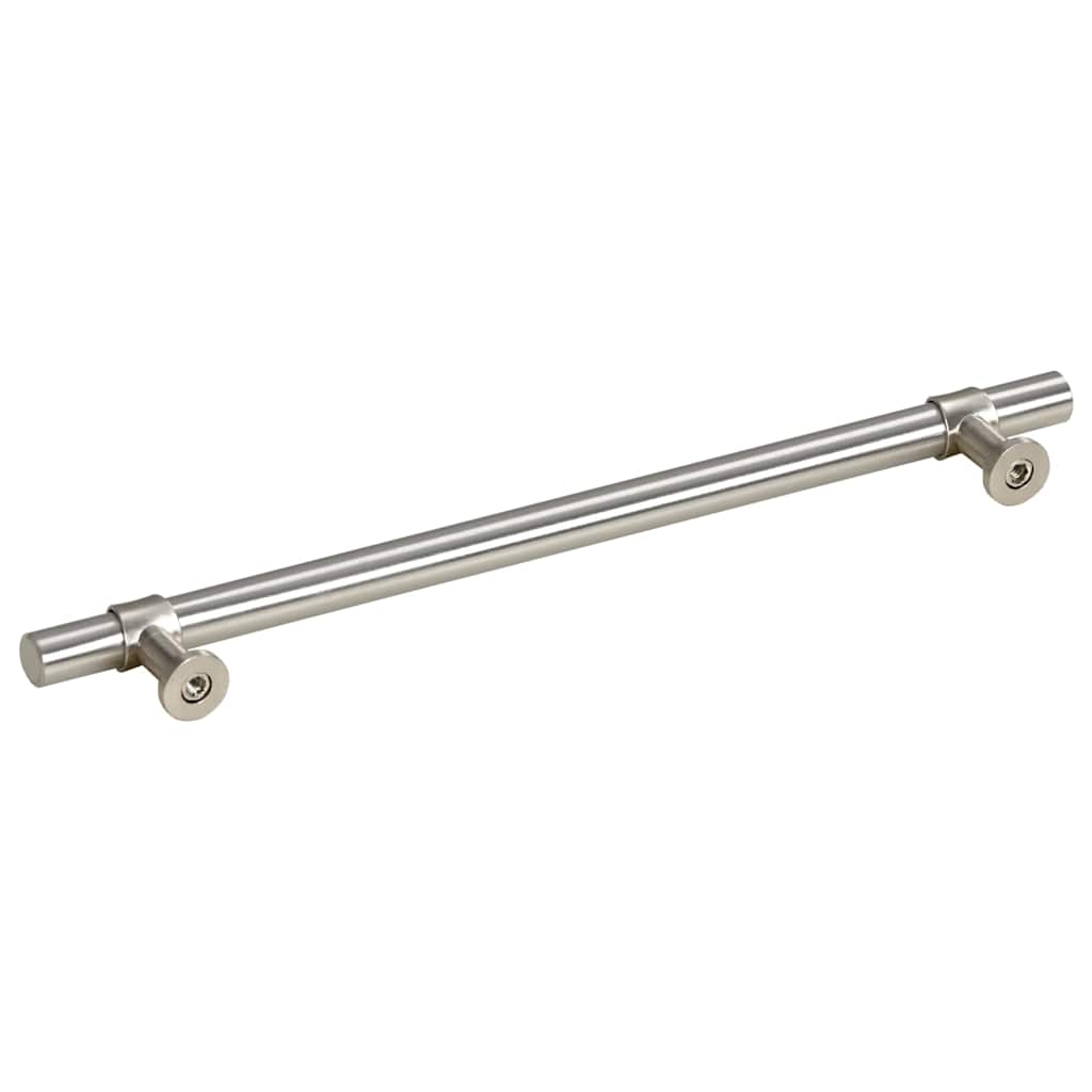 Maniglie per Mobili 5pz Argento 192mm in Acciaio Inox 155416