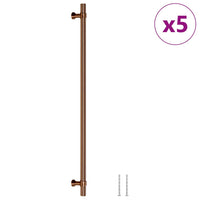 Maniglie per Mobili 5pz Bronzo 320mm in Acciaio Inox 155434