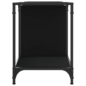 Mobile Porta TV Nero 153x37x50 cm in Legno Multistrato 837602