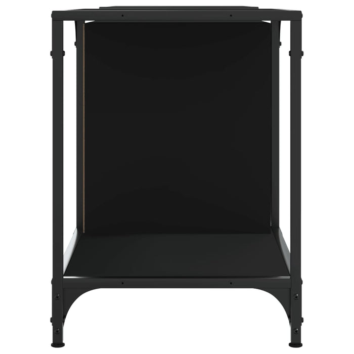 Mobile Porta TV Nero 153x37x50 cm in Legno Multistrato 837602