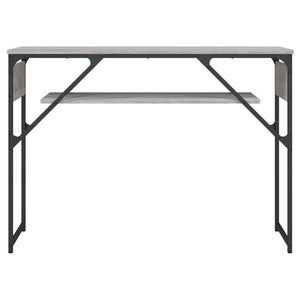 Tavolo Consolle Ripiano Grigio Sonoma 105x30x75cm Multistrato 837795