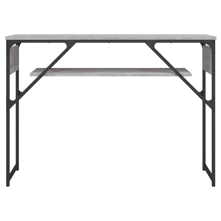 Tavolo Consolle Ripiano Grigio Sonoma 105x30x75cm Multistrato 837795