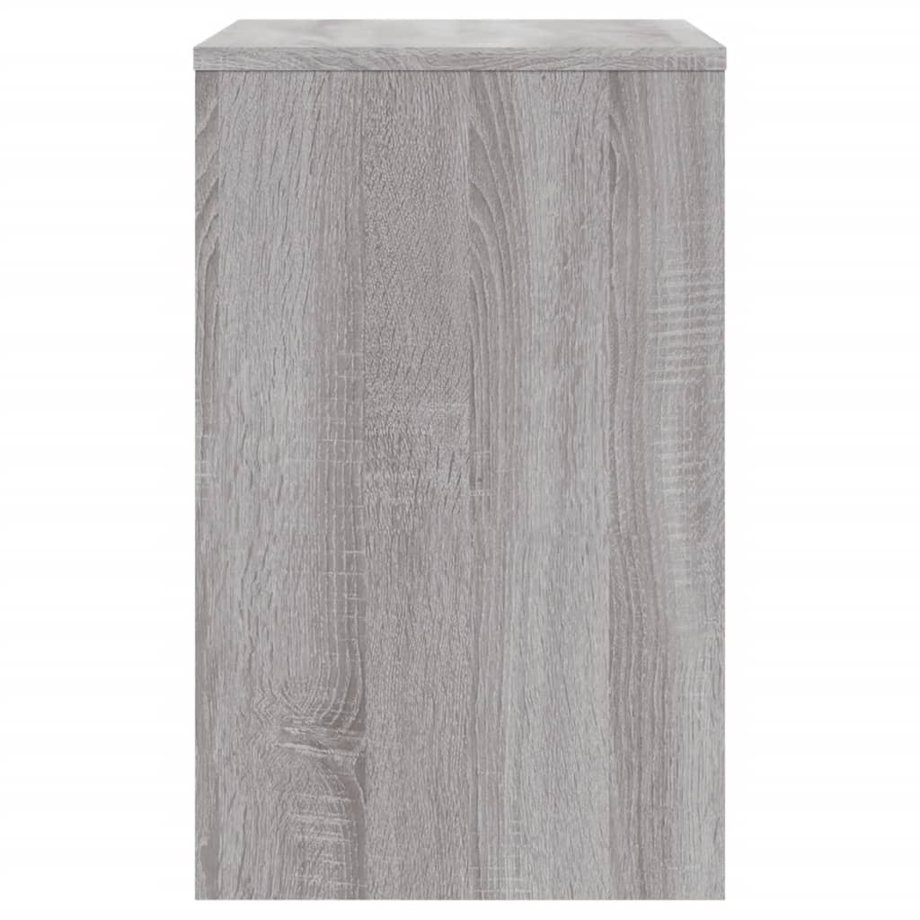 Tavolini Salotto Impilabili 3pz Grigio Sonoma Legno Multistrato 837825