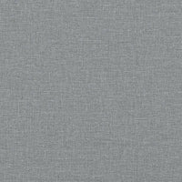 Panca con Schienale Grigio Chiaro 120x62x75,5 cm in Tessuto 372120