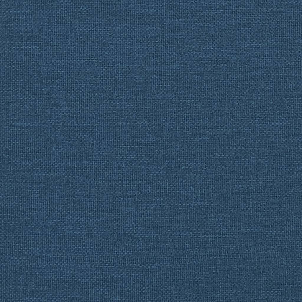 Panca con Schienale Blu 120x62x75,5 cm in Tessuto 372126