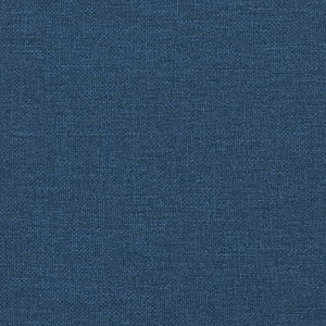 Panca con Schienale Blu 120x62x75,5 cm in Tessuto 372126