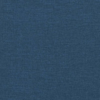 Panca con Schienale Blu 120x62x75,5 cm in Tessuto 372126