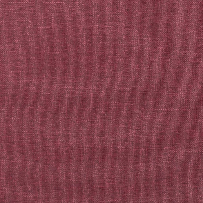 Panca con Schienale Rosso Vino 120x62x75,5 cm in Tessuto 372127