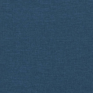 Panca con Cuscini Blu 113x64,5x75,5 cm in Tessuto 372136