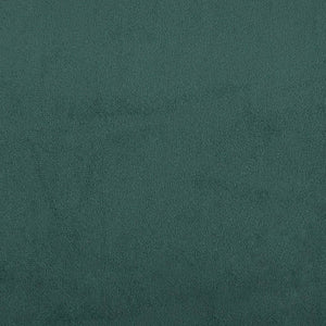 Panca con Schienale Verde Scuro 119,5x64,5x75 cm in Velluto 372158