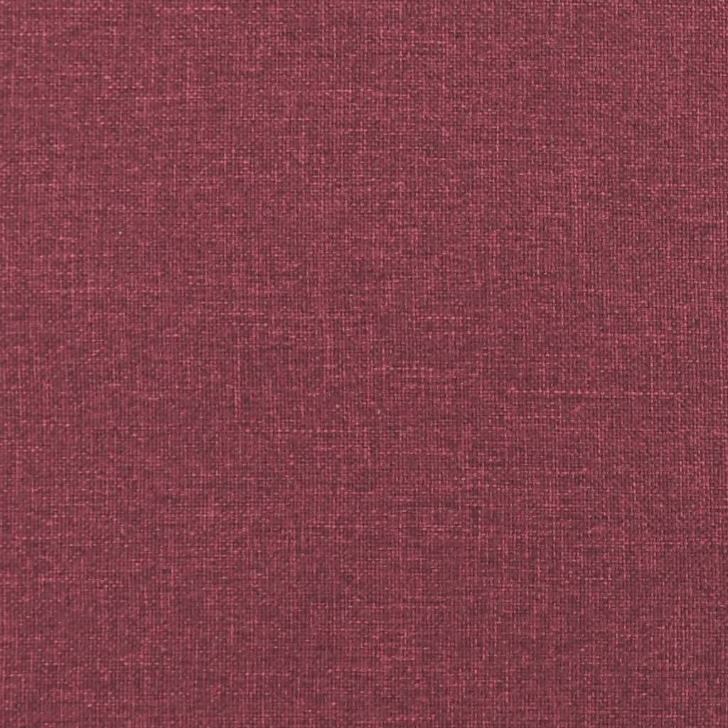 Poltrona Reclinabile in Tessuto Rosso Vino 371692