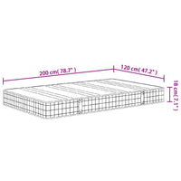 Materasso a Molle Bonnel Medio 120x200 cm 3206377