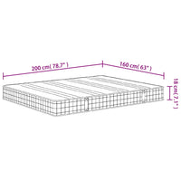 Materasso a Molle Bonnel Medio 160x200 cm 3206380