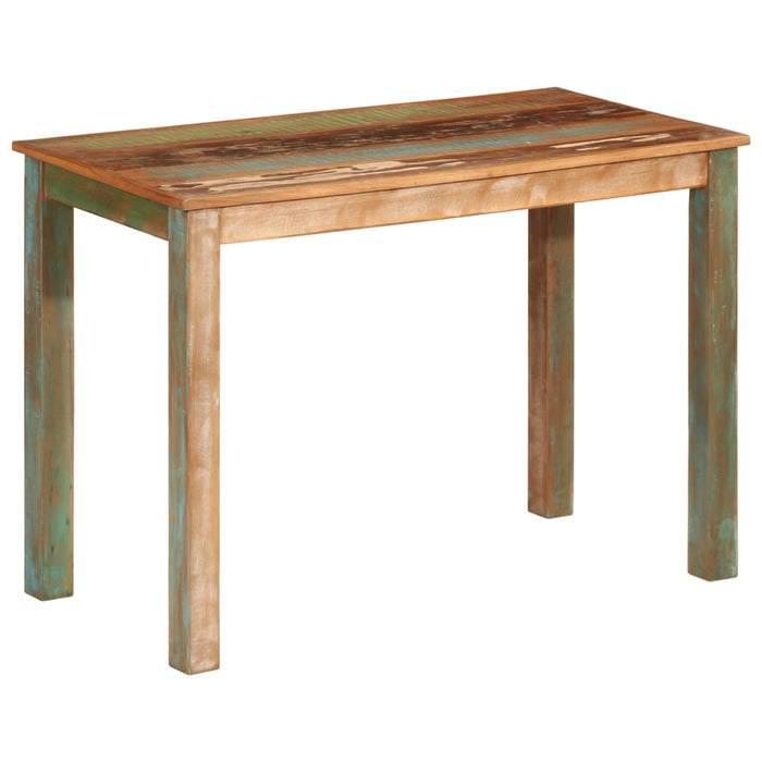 Tavolo da Pranzo 110x55x76 cm in Legno Massello di Recupero 373980