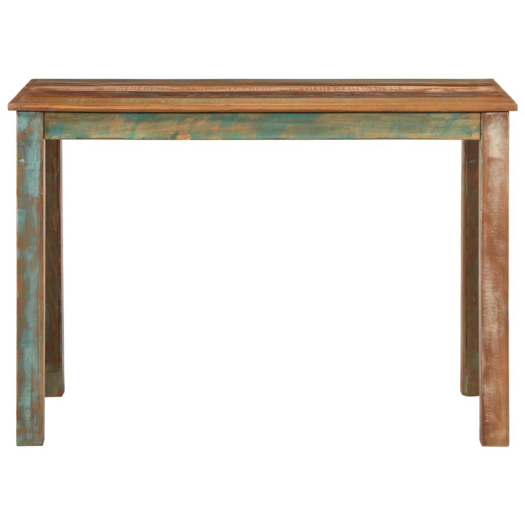 Tavolo da Pranzo 110x55x76 cm in Legno Massello di Recupero 373980