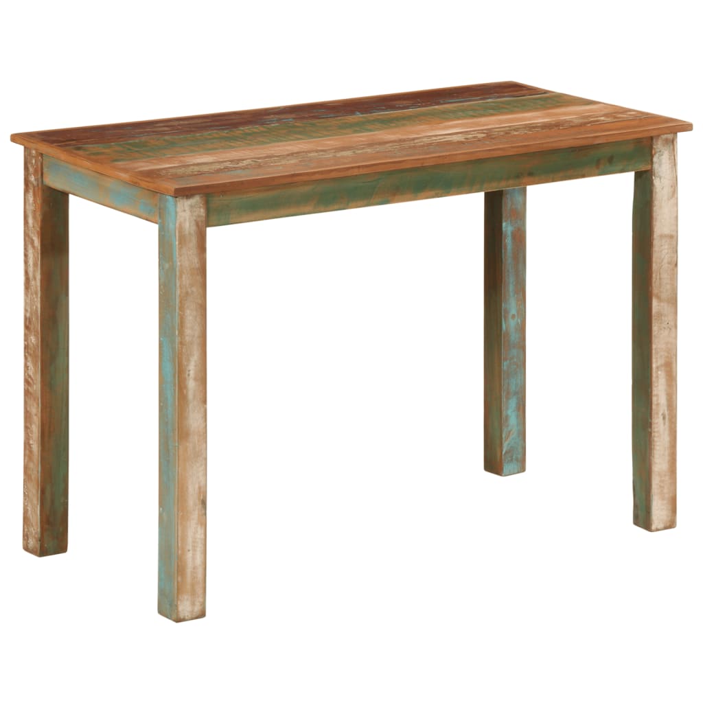 Tavolo da Pranzo 110x55x76 cm in Legno Massello di Recupero 373980