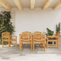 Sedie da Giardino 6 pz 58x59x88 cm in Legno Massello di Teak 3157905