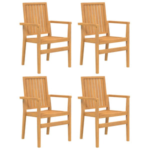 Set da Pranzo per Giardino 5 pz in Legno Massello di Teakcod mxl 94048