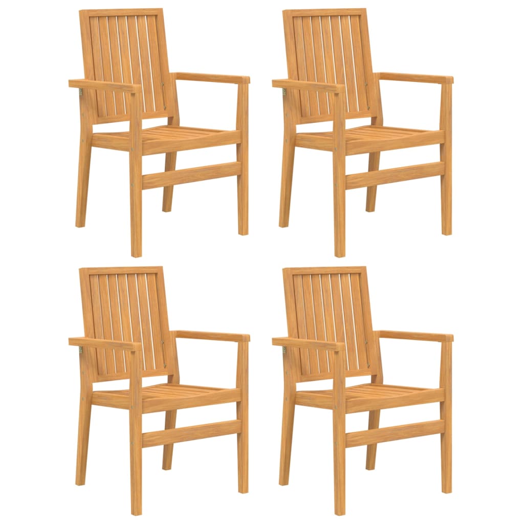 Set da Pranzo per Giardino 5 pz in Legno Massello di Teak 3157910