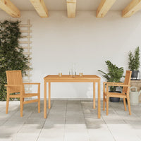 Set da Pranzo per Giardino 3 pz in Legno Massello di Teak 3157911