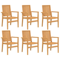 Set da Pranzo da Giardino 7 pz in Legno Massello di Teak 3157914