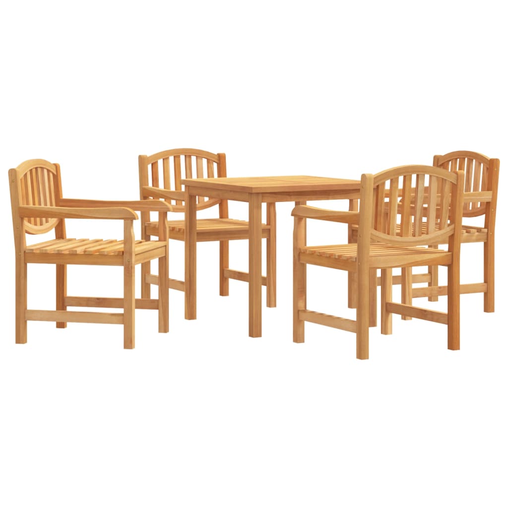 Set da Pranzo per Giardino 5 pz in Legno Massello di Teakcod mxl 70038