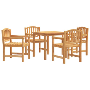 Set da Pranzo per Giardino 5 pz in Legno Massello di Teakcod mxl 70038