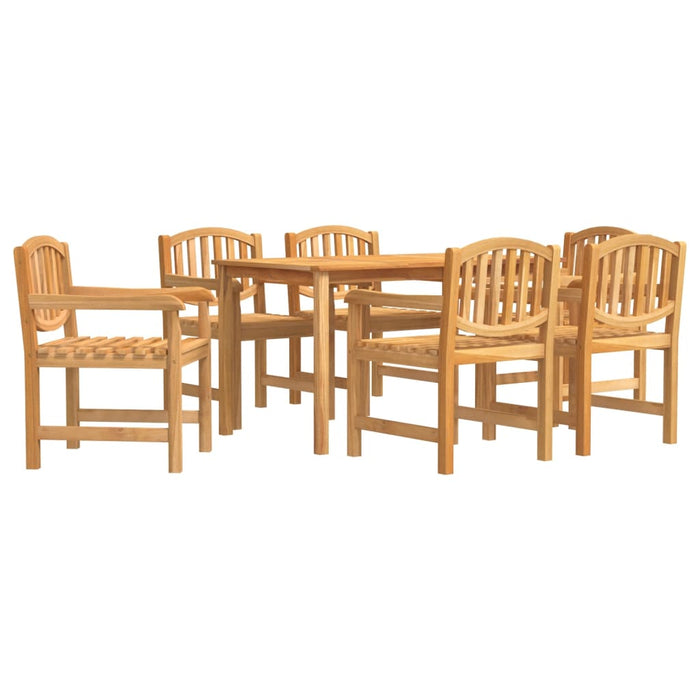 Set da Pranzo da Giardino 7 pz in Legno Massello di Teak 3157928