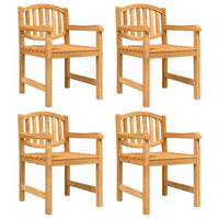 Set da Pranzo per Giardino 5 pz in Legno Massello di Teak 3157929