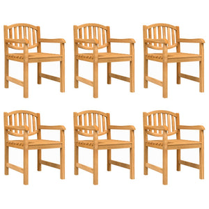 Set da Pranzo da Giardino 7 pz in Legno Massello di Teak 3157935