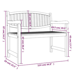 Set da Pranzo per Giardino 3 pz in Legno Massello di Teak 3157940